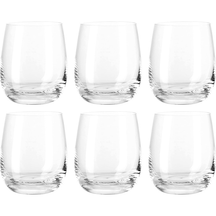 Leonardo TIVOLI Set of 6 Small Glasses, Clear Glass, 6 Pieces (1 Pack), 6