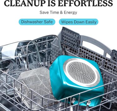 Набір посуду GOTHAM STEEL 12 предметів: каструлі та сковорідки з антипригарним покриттям, кераміка, блакитний, PFOA-free