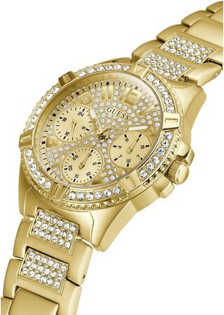 Жіночий годинник Guess Lady Frontier золотистого кольору зі сталевим браслетом, 40 мм, W1156L2