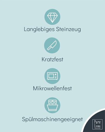 Набір посуду Steingut (36 предметів) для 12 осіб, Rustic стиль, Pure Living, бежевий колір