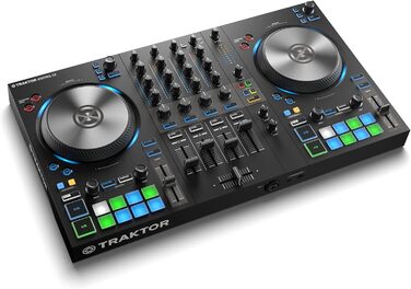 DJ контролер Native Instruments Traktor Kontrol S3 4-канальний з 16 педами та інтегрованою звуковою картою, Traktor Pro 4