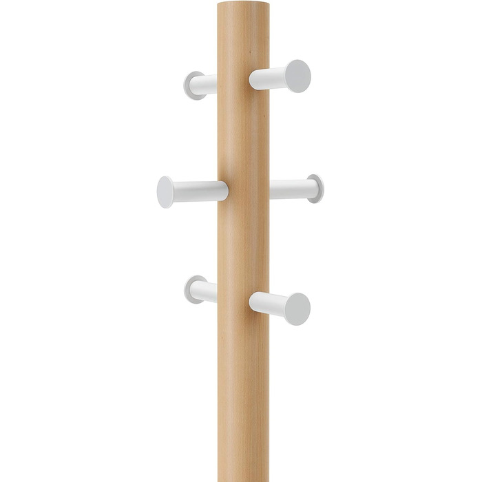 Umbra Pillar Wardrobe Stand with Stool, Default_no_Selection_Value, White/Natural, One Size