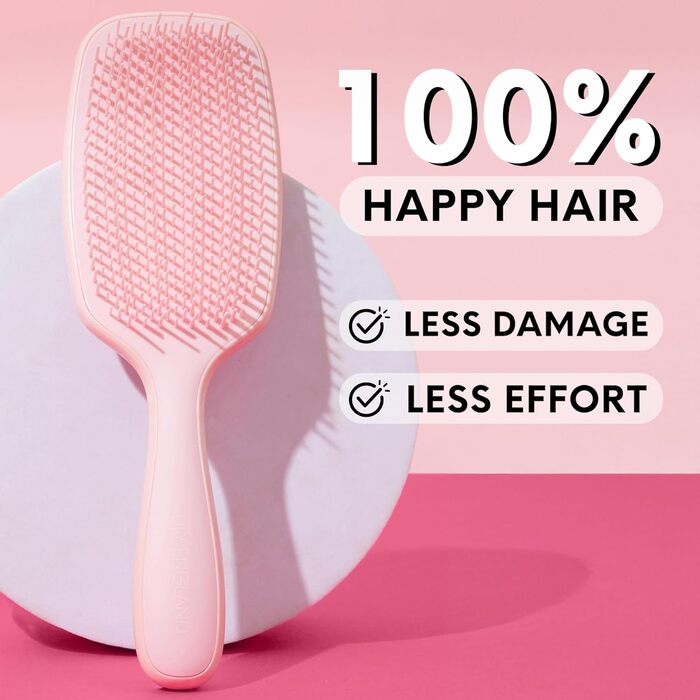 Щітка для локонів Lily England Lockenbürste: безболісне розчісування та укладка для волосся 3c-4c, золотий рожевий колір