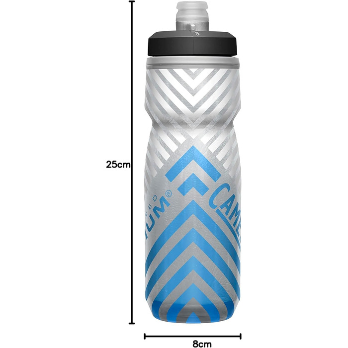 Пляшка для води CAMELBAK Podium Chill спортивна, для бігу, велоспорту та туризму, ізоляційна, 620 мл