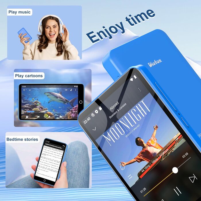 MP3 плеєр 80GB Bluetooth WiFi, 4.0