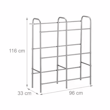 Relaxdays Beverage Crate Shelf for 6 Crates