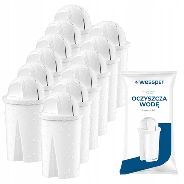 Смінні фільтри для води Wessper AquaClassic Standard для фільтра-кумгана, 12 шт.