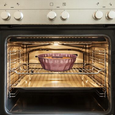 Relaxdays Bundt Cake Pan in Rosé