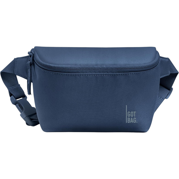 GOT BAG Поясна сумка Hip Bag 2.0 з переробленого пластику Ocean Impact | Водовідштовхуюча поясна сумка | Стильна сумка через плече з регульованим ремінцем, Ocean Blue