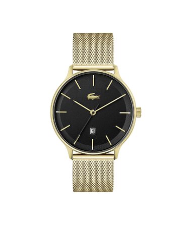 Годинник чоловічий Lacoste Club Quartz з золотистим браслетом з нержавіючої сталі - 2011224
