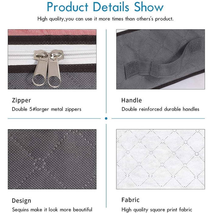 ZCHI Підліжкові комоди 2 шт. з вікном, органайзер для зберігання речей, сірий, 100x50x15 см