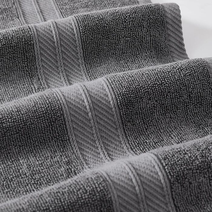 Набір рушників Modern Threads Trefoil Filigranes (6 шт.) з двобортів'яним дзеркальним жаккардом, 100% бавовна, преміум-якість