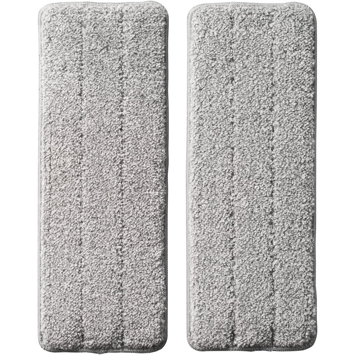 Набір для миття підлоги Formosa 2 з відром з двома камерами | Плоский моп 360° з поворотним з'єднанням | Мікрофібровий набір для миття підлоги (2 шт.) | Функція віджиму без рук | Набір для миття підлоги з відром та 2 змінними насадками