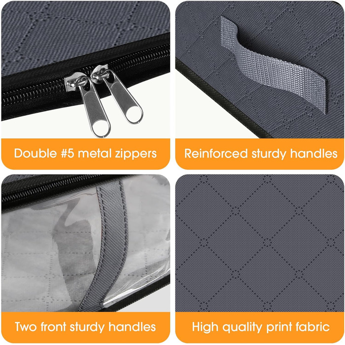 Комод під ліжко StorageRight, 4 шт., сірий