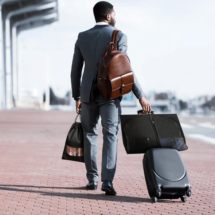 Чохол для одягу з відділенням для взуття 100x60 см - водонепроникний, антигрибковий, захист від комах