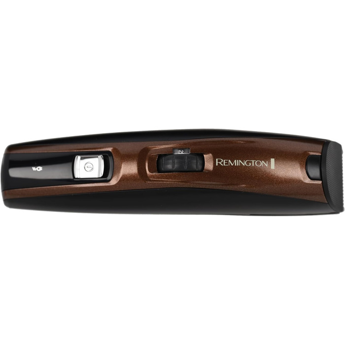 Триммер для бороди Remington MB4046: професійний набір з керамічними лезами (0.4-18 мм), 9 насадок, акумулятор/мережа, LED-індикатор, чорний