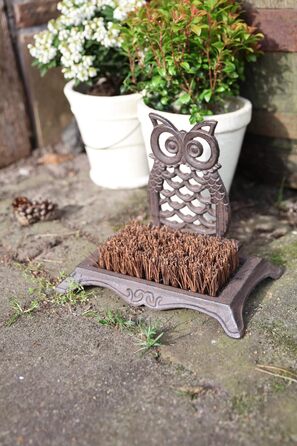Shoe brush owl brush floor scraper casting
