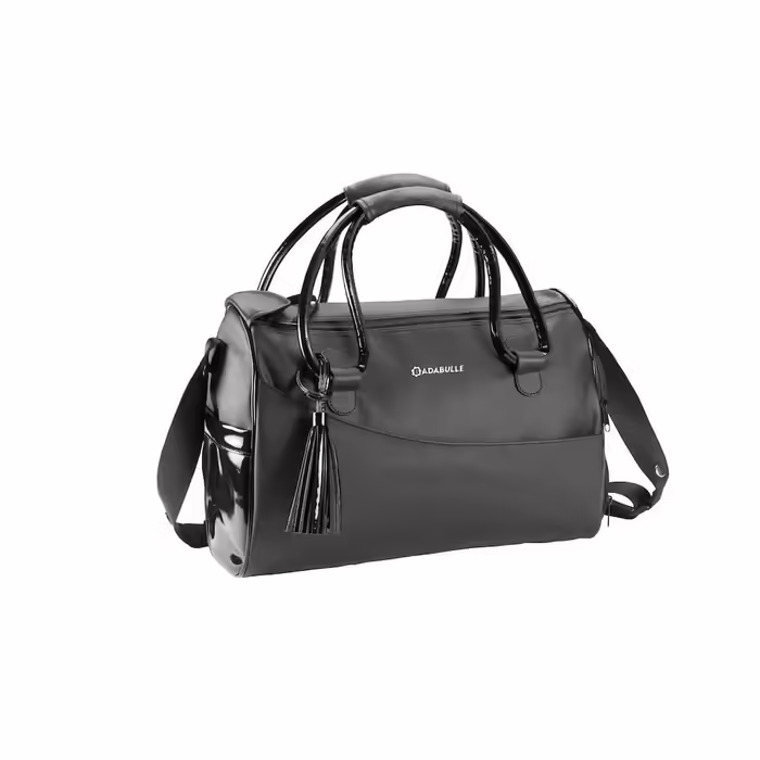 Badabulle Glossy Diaper Bag, Black