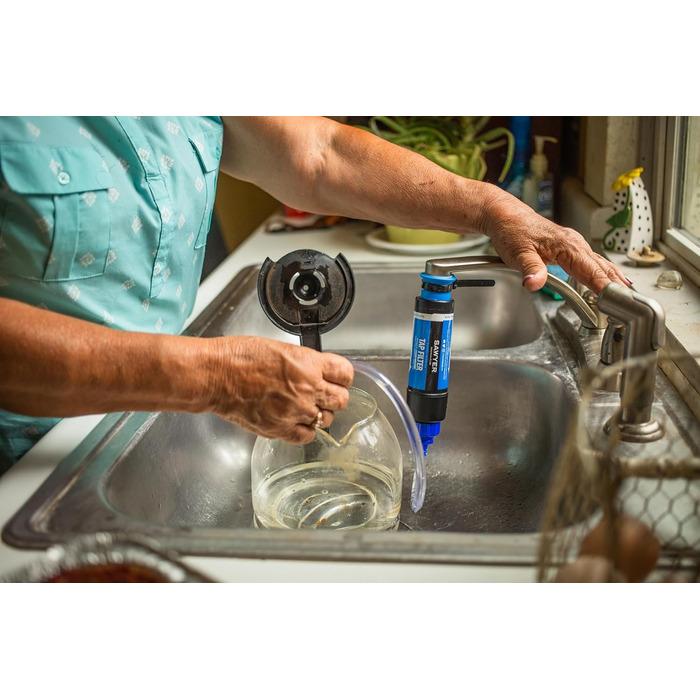Sawyer PointONE Water Filter for Camping, Outdoor, Hiking, Backpacking, Sports, Fitness, Trekking, Caravan (SP134)