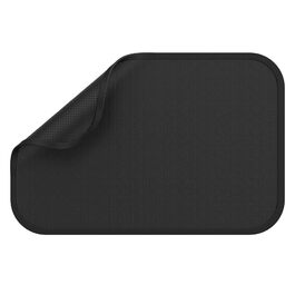 Термостійкий килимок під кавоварку Ankway 40x60 см, чорний. Захист від нагріву, антиковзаюча, водонепроникна підставка для кухонної стільниці. Силікон, 30x45x0.2 см