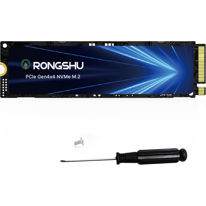 SSD 1TB NVMe PCIe 4.0 M.2 2280 для ігор та комп'ютера, швидкість до 7400 МБ/с, 3D NAND TLC, внутрішній накопичувач