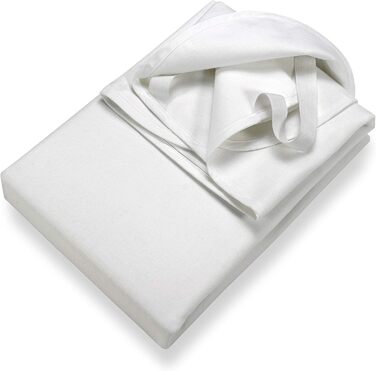 SETEX Waterproof Mattress Protector, 3-Layer, 90 x 200 cm, Mattress Cover made of 100% Cotton, Generation, White