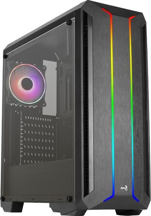 Корпус ПК Aerocool SKYLINE V2 BK ATX з RGB підсвічуванням та 120мм вентилятором
