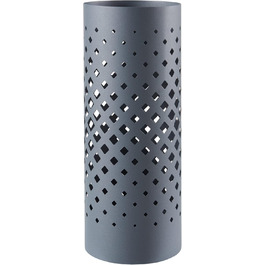 ACAZA Metal Umbrella Stand with Water Tray, Grey