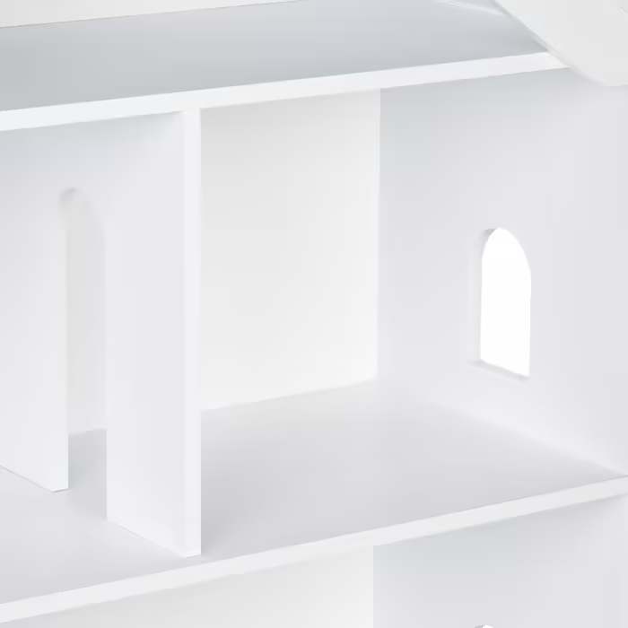 Relaxdays Tall Children's Shelf in House Shape