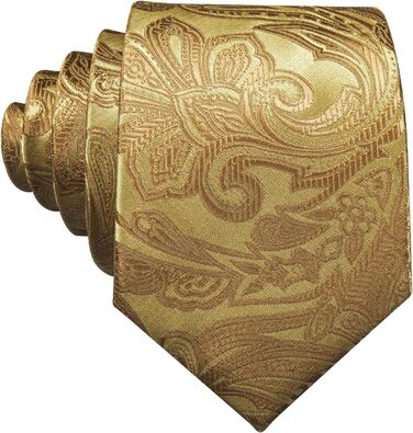 Набір краваток Barry.Wang: шовкові краватка, нагрудна хустинка та запонки. Ідеально для вечірок, весілля та ділових зустрічей