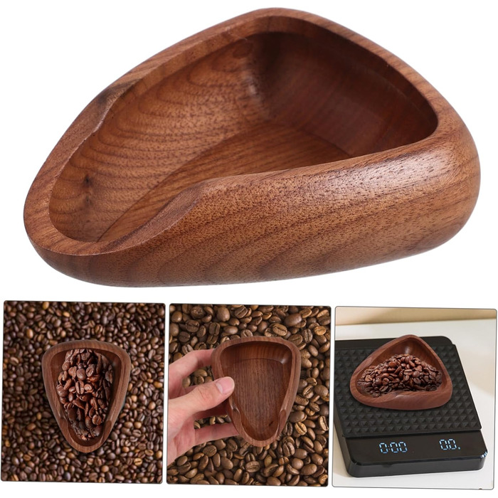Cabilock 4 Pack Coffee Bean Measuring Tray, Coffee Bean Measuring Cup, Coffee Scoop, Coffee Bean Holder, Reusable Bean Tray, Beans