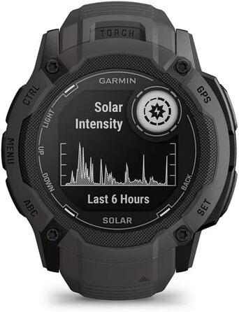 Garmin Instinct 2 – GPS-годинник з нескінченним часом роботи акумулятора (Solar, Шкіряно-сірий, 50 мм)