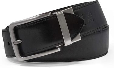 Чоловічий шкіряний ремінь Steve Madden, 46 розмір, Cognac/Schwarz (Federrand)