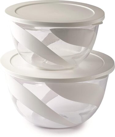 Набір салатниць 2 шт. з кришкою SNIPS | 3 + 5 л | Італія, без BPA