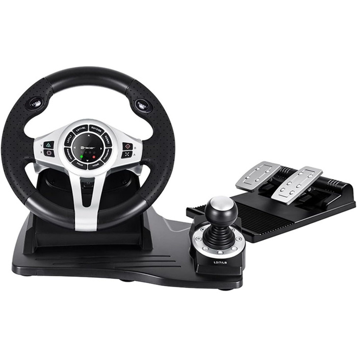 Руль Tracer Roadster 4 в 1 з педалями та перемикачем передач для PC/PS3/PS4/Xone