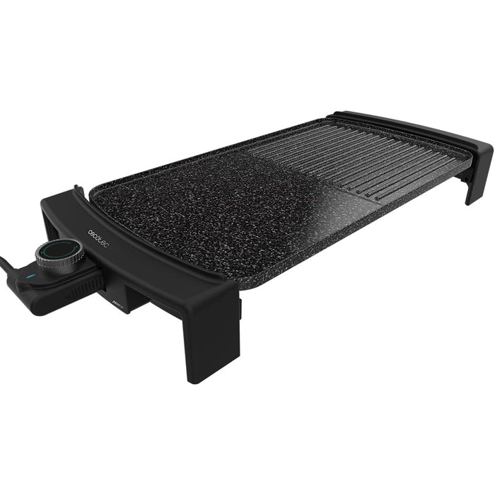 Cecotec TastyGrill 2000 Electric Grill Plate - Stainless Steel, Adjustable Temperature, Non-Stick Surface