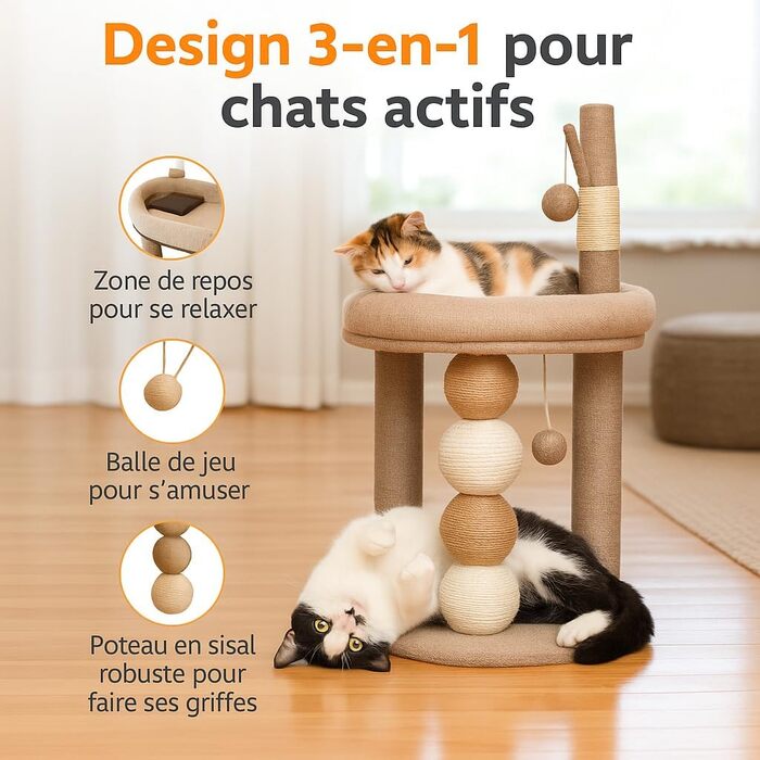 Дерево-подвір'я для котів 