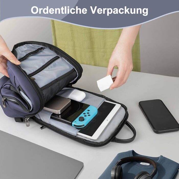 Чоловіча сумка-слінг через плече hk Crossbody, водовідштовхуюча нагрудна сумка з відділенням для планшета iPad 11.3