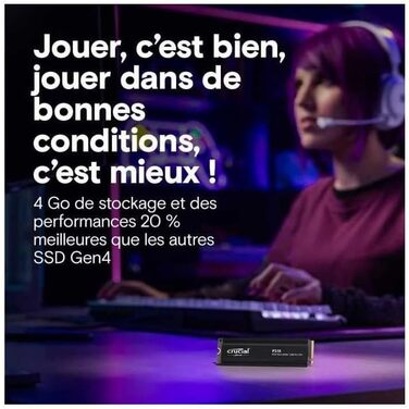 SSD Crucial P310 1TB M.2 2280 PCIe 4.0 x4 NVMe з інтегрованим кулером