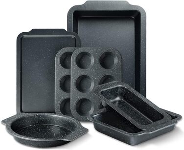 Набір форм для випічки RIOVARM Granit Antihaft 7 шт. - Форми для кексів, хліба, пирогів