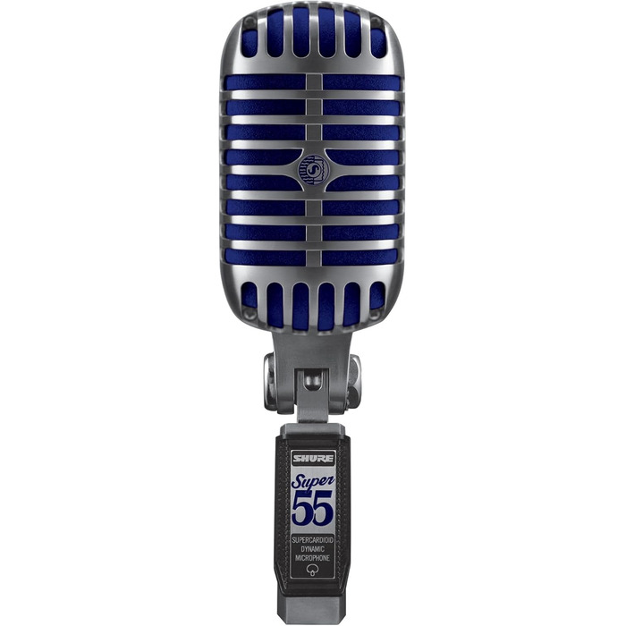 Мікрофон Shure Super 55 Deluxe - вінтажний динамічний суперкардіоїдний мікрофон, легендарний вигляд, класичний звук, міцний литий корпус