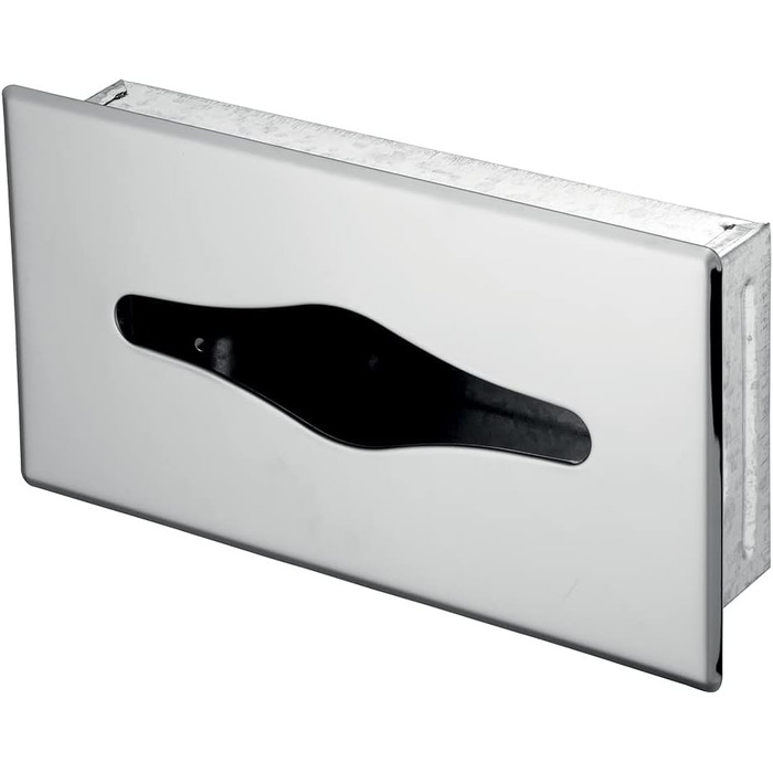 Ideal Standard A9133MY Kleenex Tissue Box Cover, IOM Series, Chrome