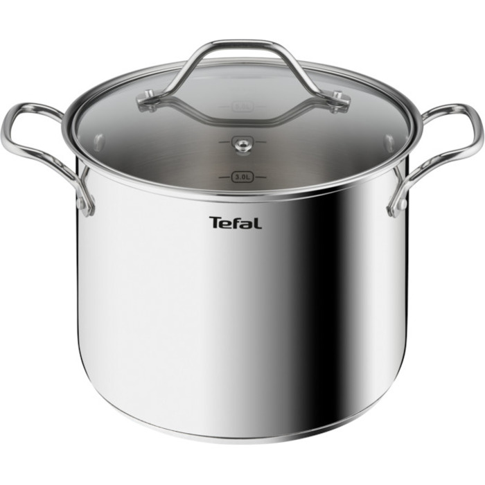 Каструля з кришкою Tefal Intuition для індукційних плит, нержавіюча сталь, 2,9 л, 20 см
