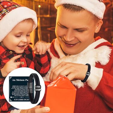 Чоловічий шкіряний браслет 