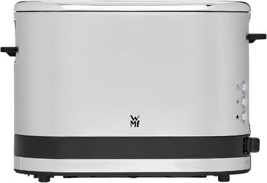 WMF Kitchen Mini 1-Slice Toaster, Long Slot XXl-Toast, Mini Toaster with Roll Attachment, 7 Browning Levels, Overheat Protection, 600W, Matte Stainless Steel, Single