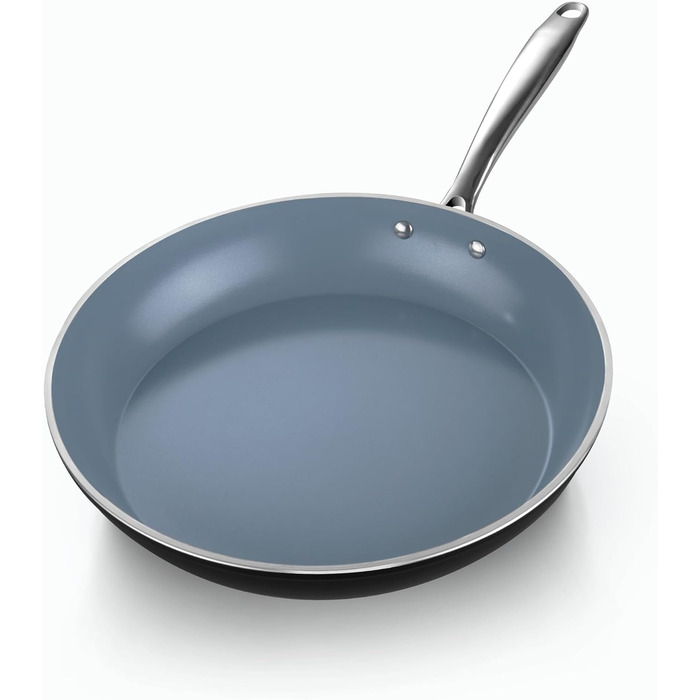 Набір посуду Cook N Home 10 предметів з антипригарним покриттям, сірий (кераміка)