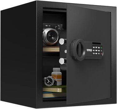 Електронний сейф RPNB Luxus Tresor з кодовим замком, 51 л - для дому, офісу, готелю, зберігання грошей та коштовностей