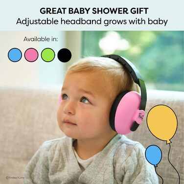 Навушники для захисту від шуму для немовлят Freitag 7Care (0-24 місяці), рожеві