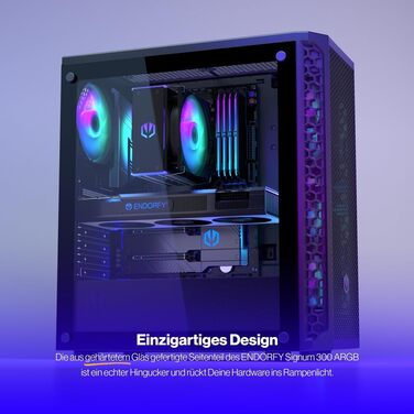 Корпус для ПК Endorfy Signum 300 Solid з Mesh-панеллю, 1 вентилятор PWM, фільтри проти пилу, ATX, EY2A003