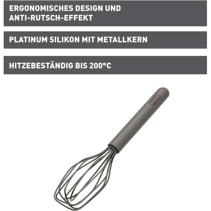 Міксер Kaiser Inspiration 29 см: силіконовий вінчик, ергономічний дизайн, стійкий до високих температур